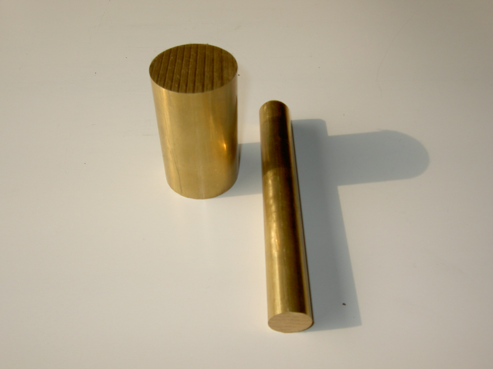 伸銅 タフピッチ銅丸棒 直径 20mm 950 mm - 金物、部品