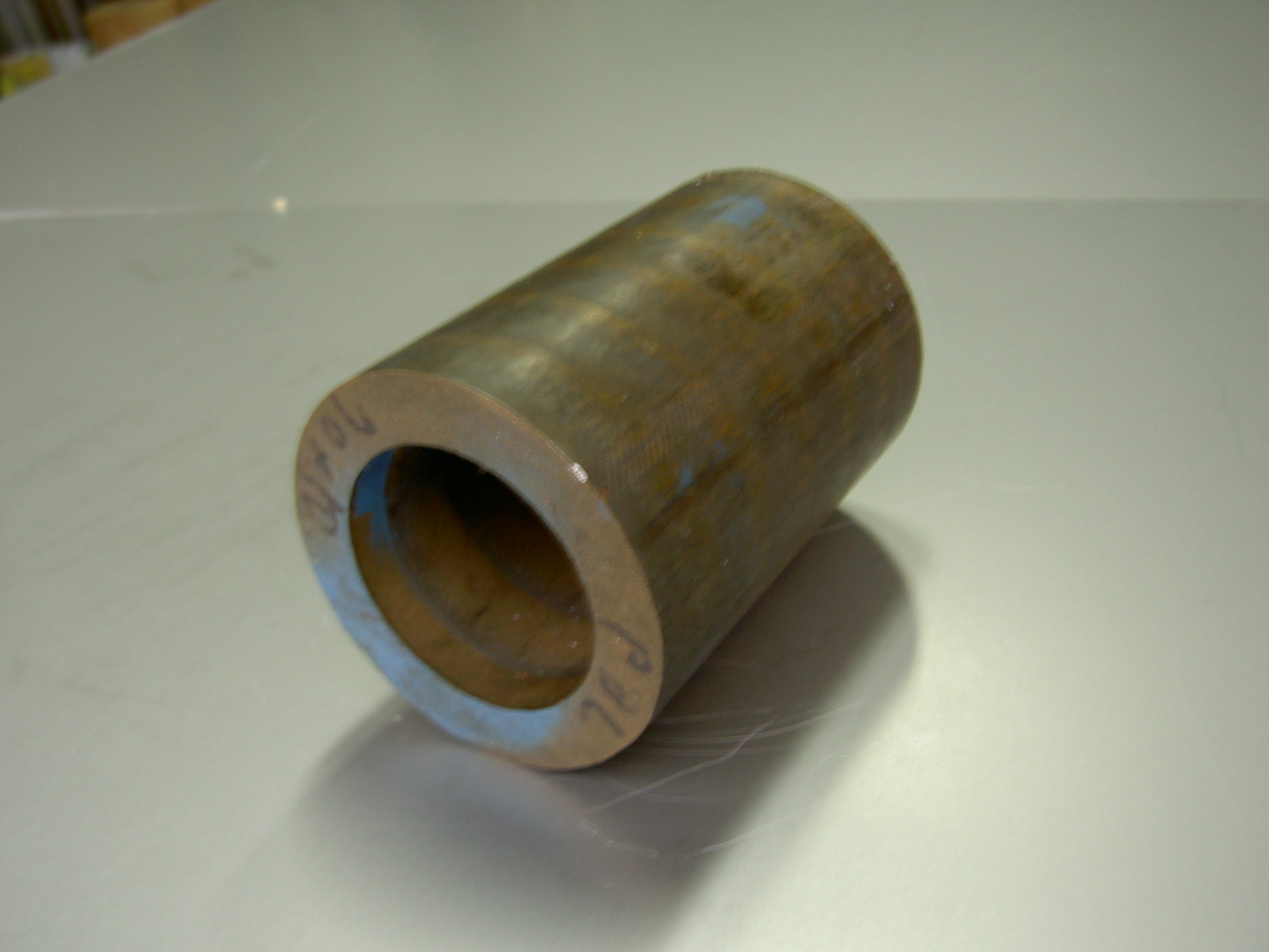 伸銅 りん青銅鋳物 (PBC2C) 丸管 外径 60mm × 肉厚 15mm 600